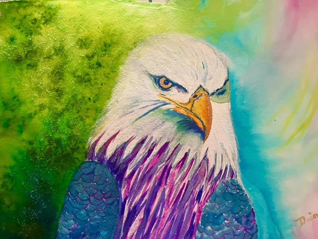 Colorful cosmic eagle